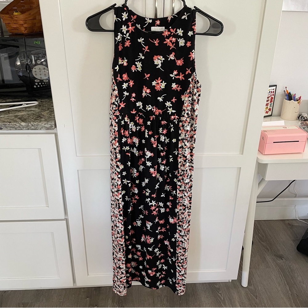 ✨NWT✨J. Jill Floral Jersey Knit Sleeveless Maxi Dress
